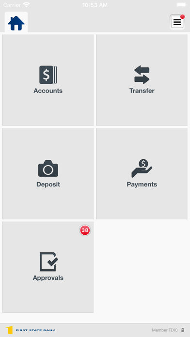 First State Bank Mobile Biz Screenshot