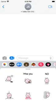 ani lovely pinkrabbit pingto iphone screenshot 2