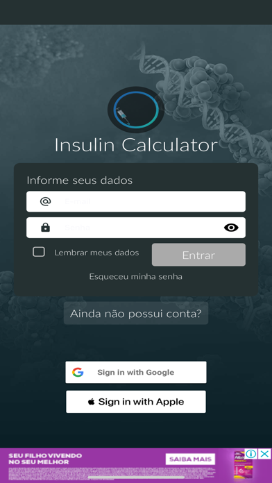 Insulin Calculator Screenshot