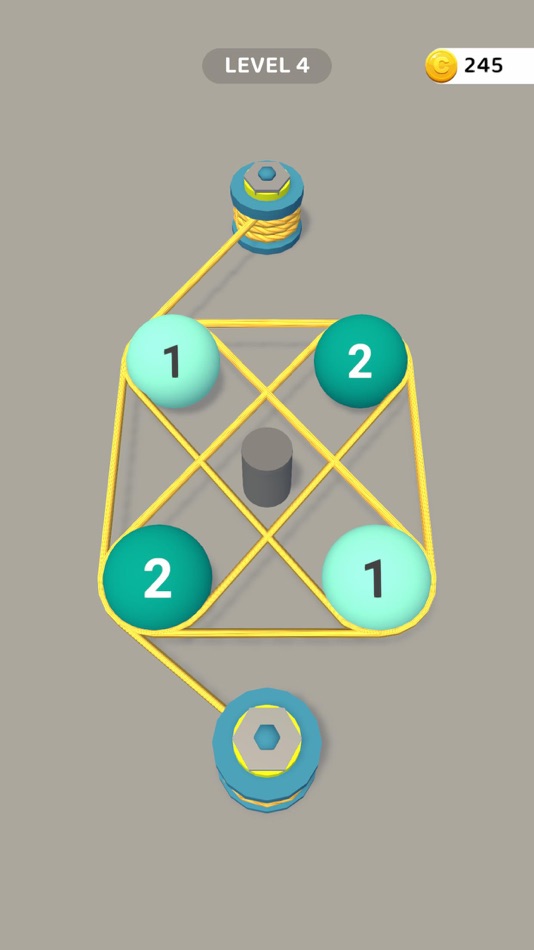 #2. Rope Pop! (iOS) 由: Hemz Studios LLC