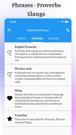 Game screenshot Best English Idioms & Phrases hack