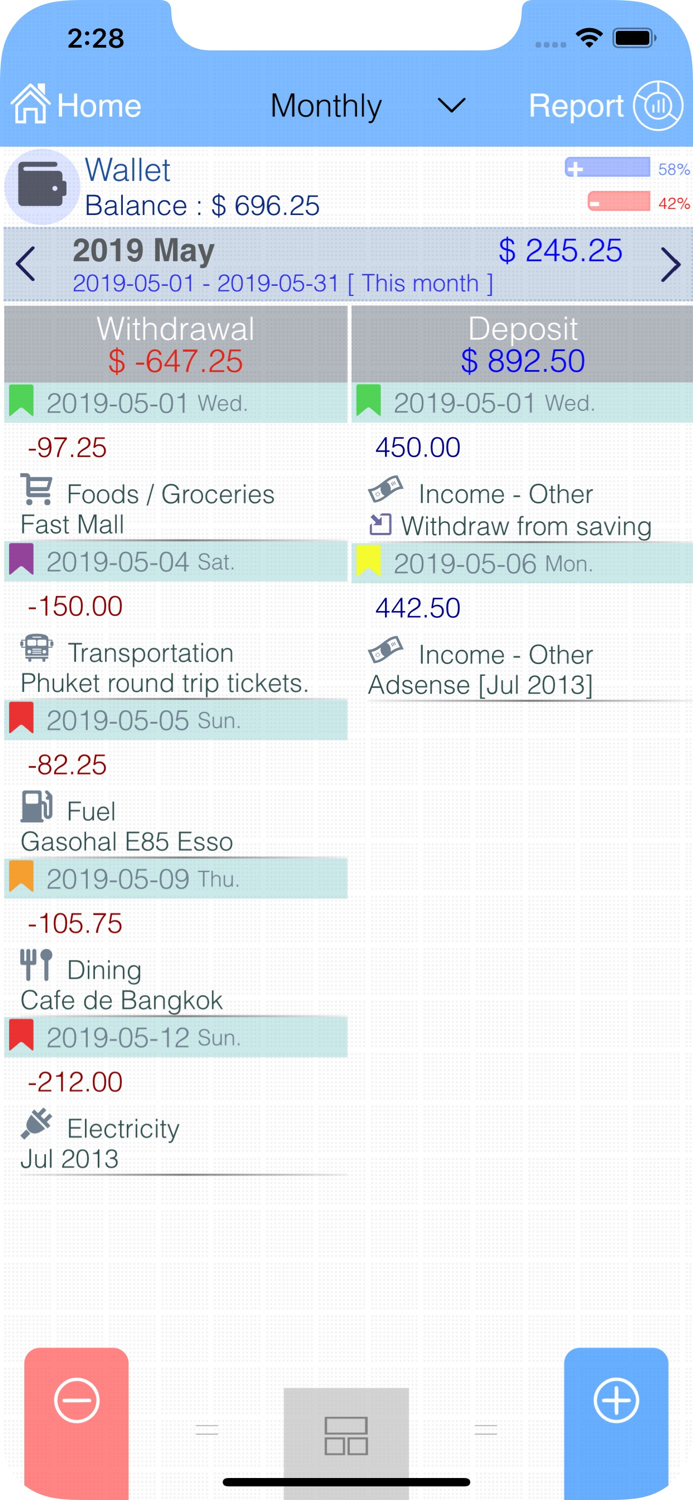 EvoWallet Lite - Money Tracker