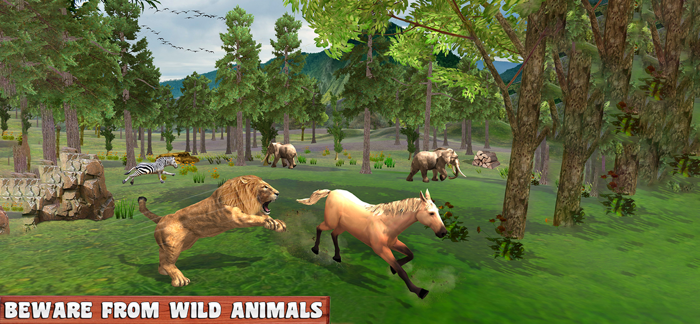 Horse Family Jungle Adventure