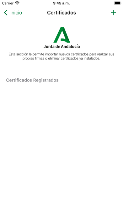 Autofirma Junta de Andalucía Screenshot