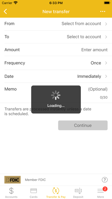 United Fidelity Bank/BSC/ICB Screenshot