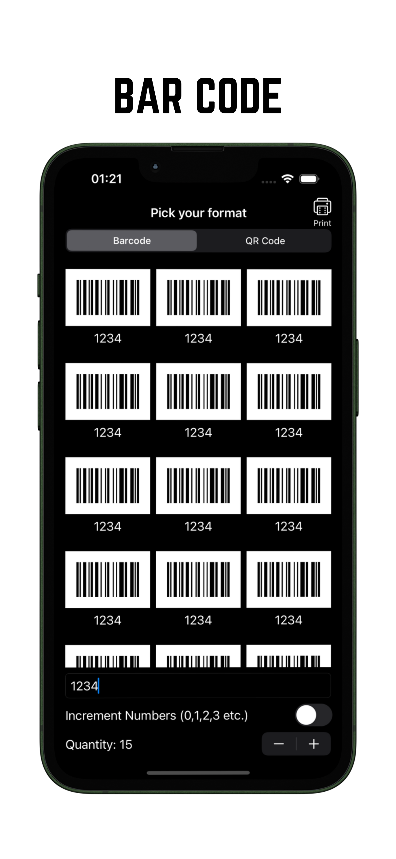 Barcode and QR Code Maker