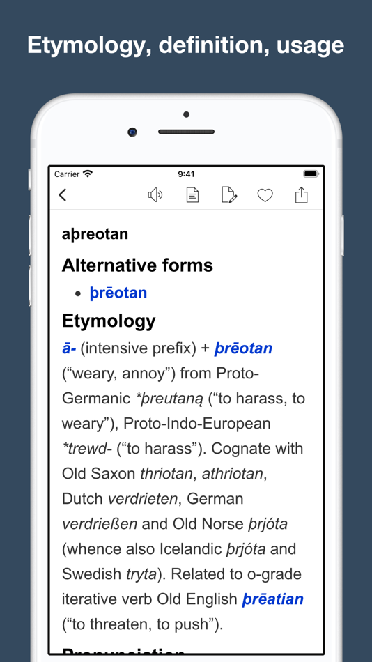 #2. Old English Etymology (iOS) 由: Ngoc Anh