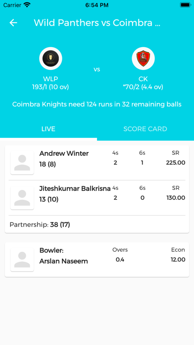 IPL 2022 Live Screenshot