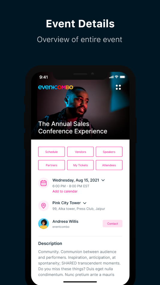 #1. Event App by Eventcombo (iOS) 由: EventCombo