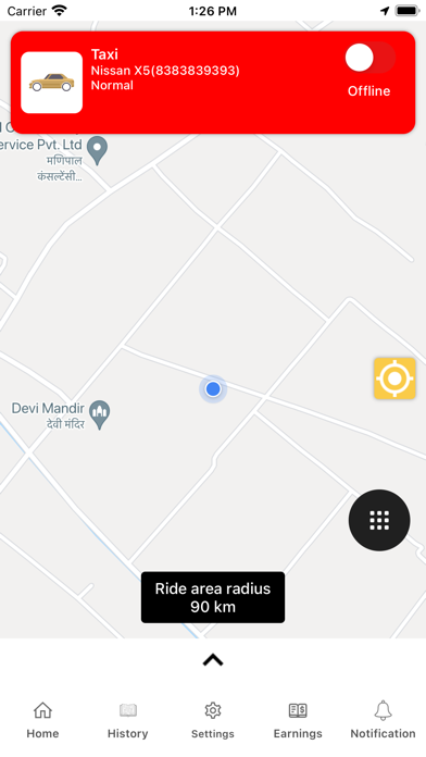 TaxiClubPanama Driver Screenshot