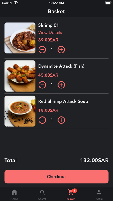 Shrimp Attack Screenshot