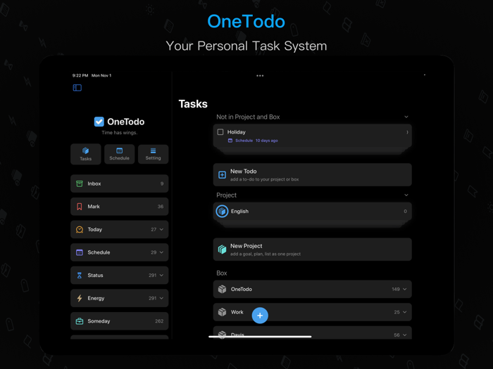 OneTodo - Personal Task System