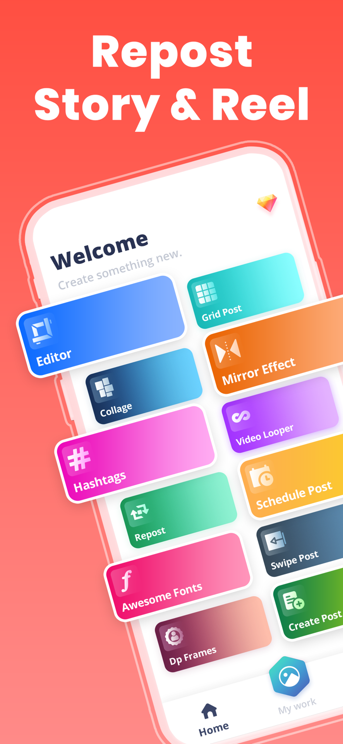 Repost Photo and Video Instantly