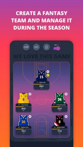 Game screenshot Dunkest - Fantasy Basketball hack
