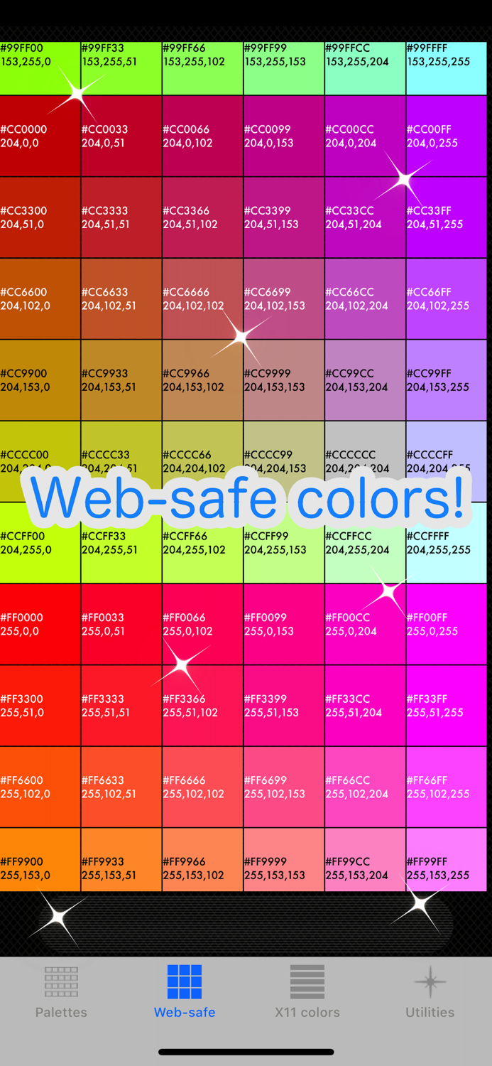 RGB palette - Check Colors