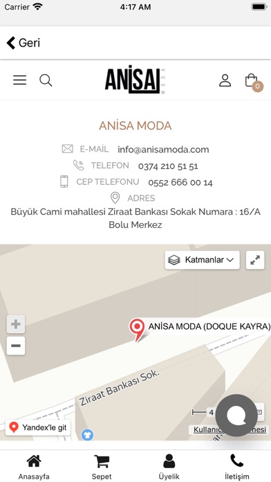 Anisa Moda Screenshot