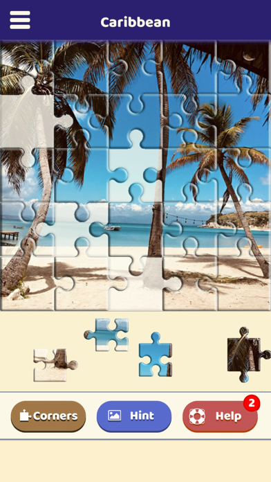 Caribbean Sightseeing Puzzle Screenshot