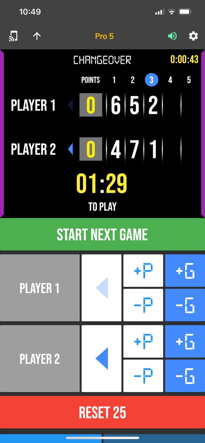 BT Tennis Controller