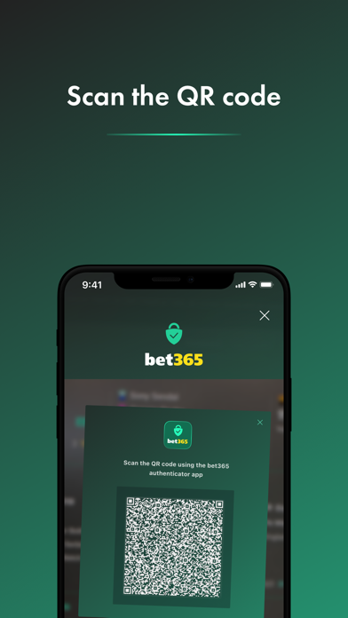 bet365 - Authenticator Screenshot