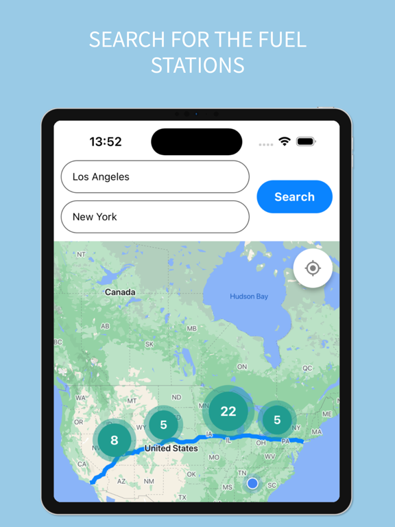 Trans National Solution iPad screenshot 1 - Navigation app