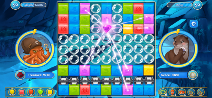 Match Treasures Puzzle Games