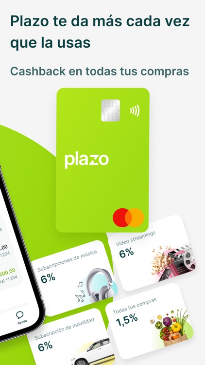 Plazo: Tarjeta de crédito