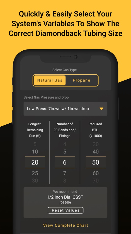#2. Diamondback Sizing Calculator (iOS) By: CB Supplies Ltd.