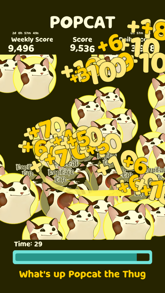#1. PopCat Slash (iOS) 由: Kai Yan Lee