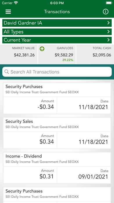 Tompkins Financial Advisors Screenshot