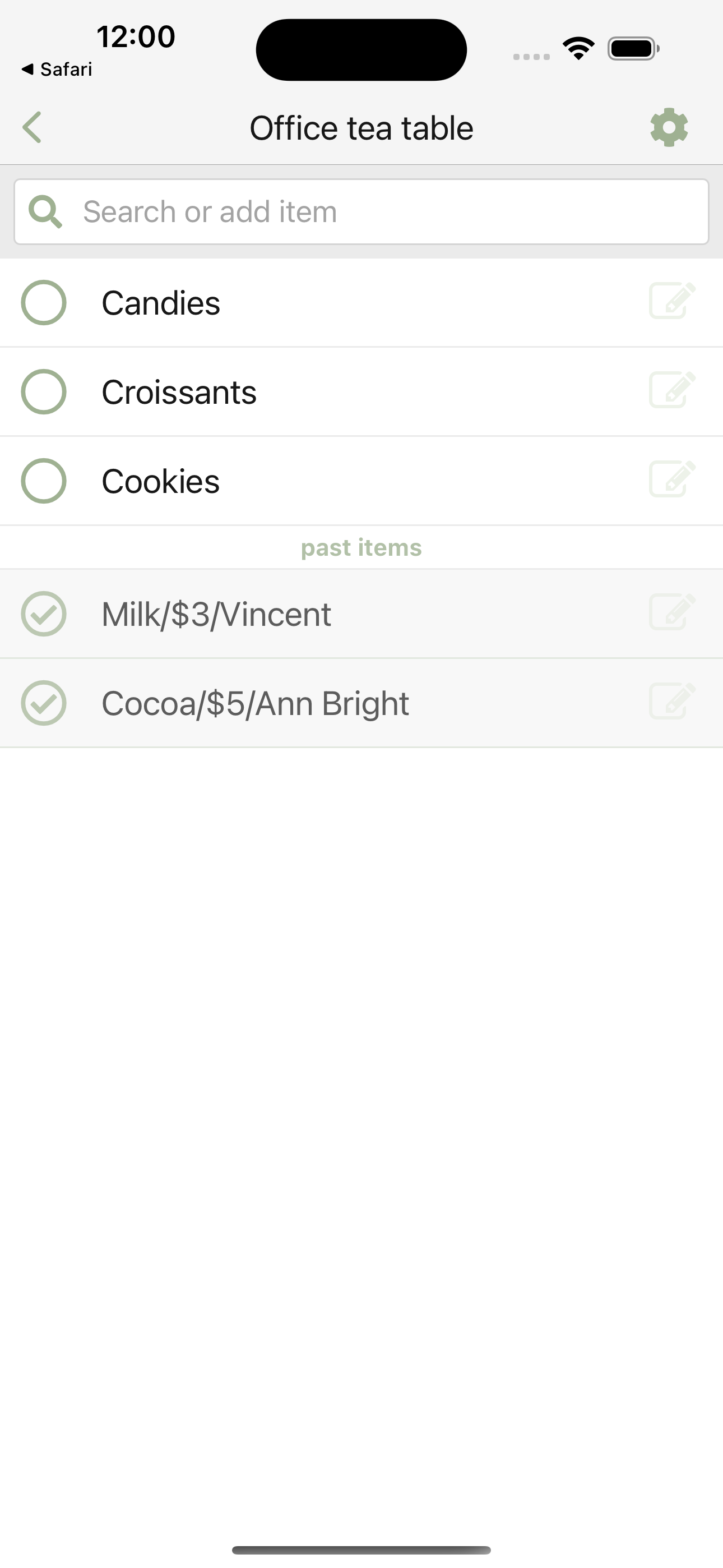 Smart Family Shopping List
