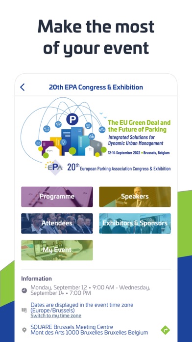 EPA Congress and Exhibition Screenshot