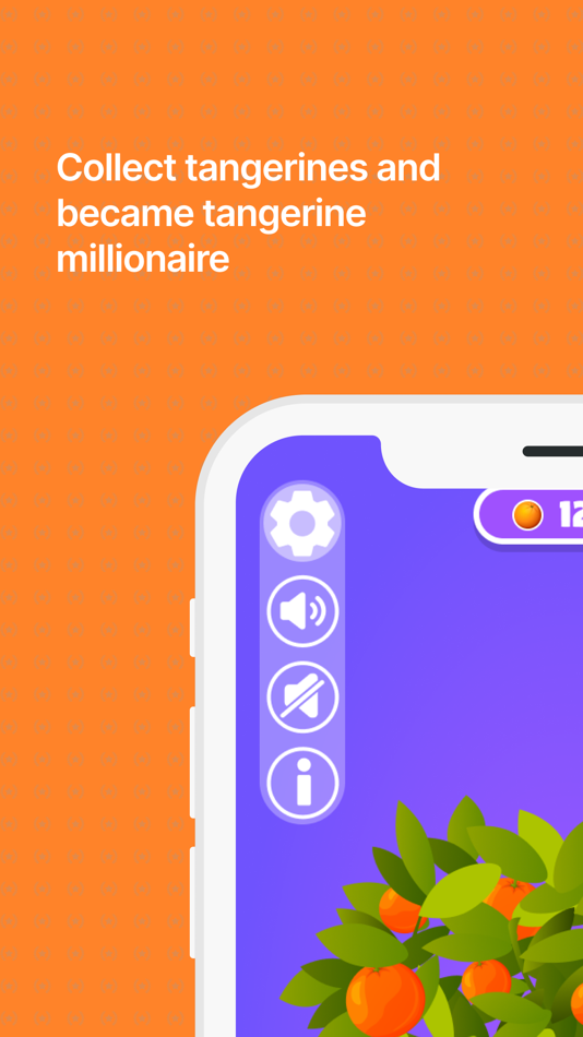 #1. Tangerine Clicker - Idle Game (iOS) Podle: Vladimir Yevstratov