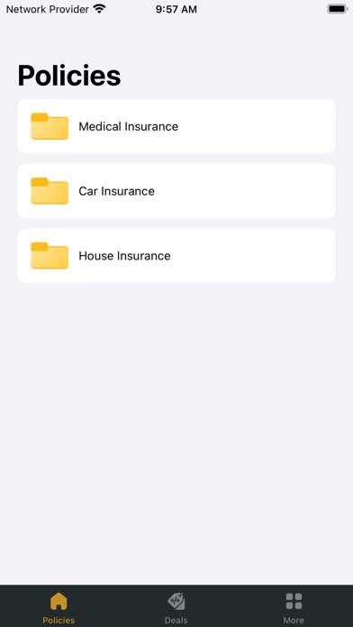 Screenshot 1 of HJS Insurance App