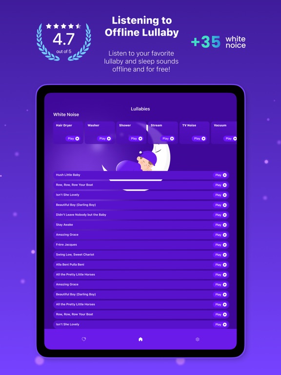 Screenshot #4 pour Lullaby Songs Offline