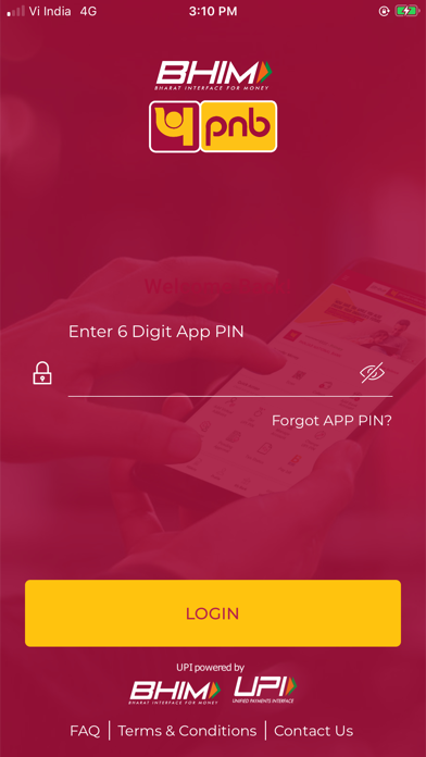 BHIM PNB Screenshot