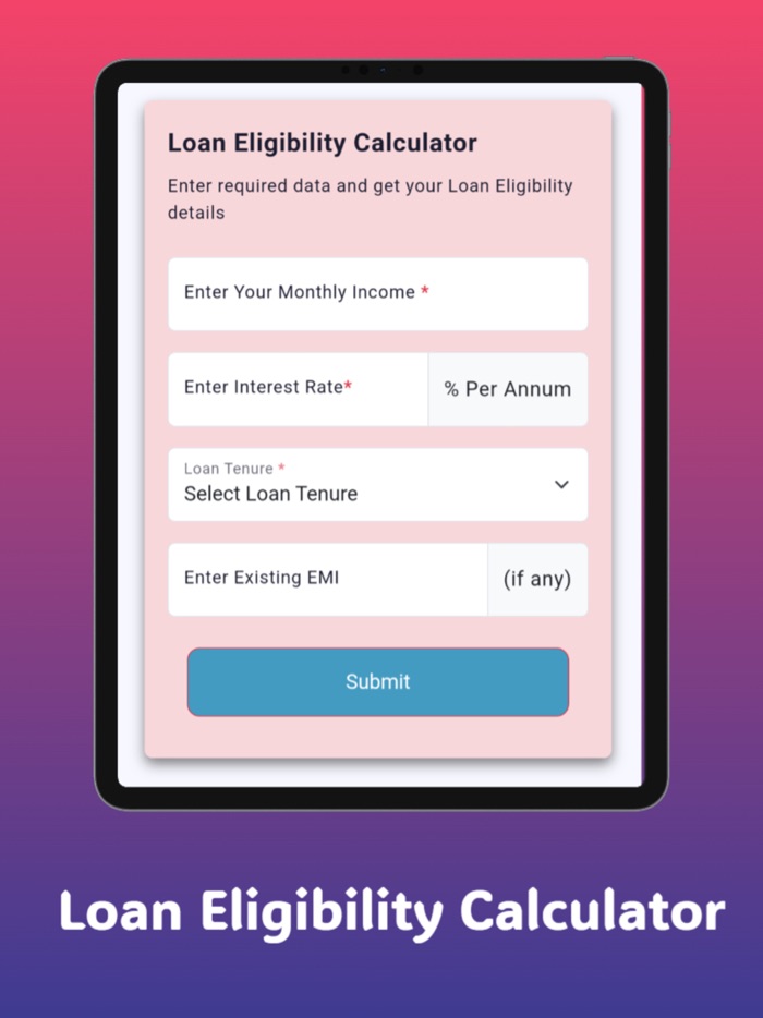 Loan Eligibility Calculator
