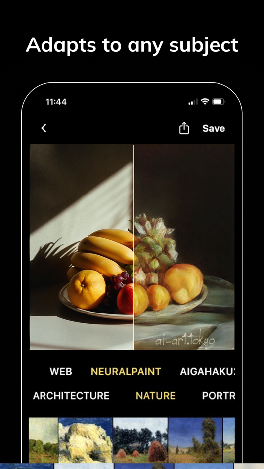 #2. NeuralPaint: Photo to Painting (iOS) Podle: Kazuya Saito