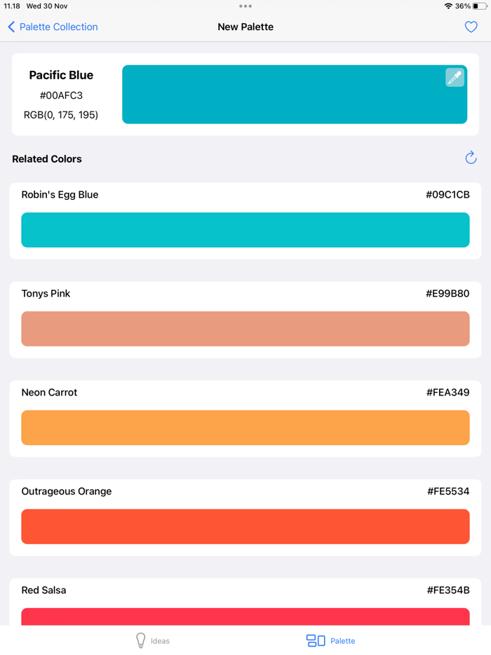 Colorio Palette Generator