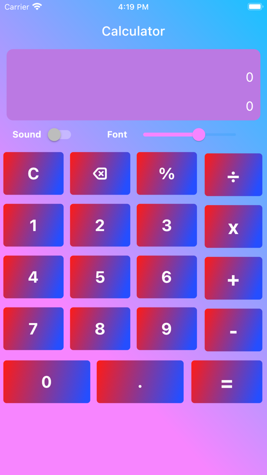 Calculator (Recall Musical) - 1.2 - (iOS)