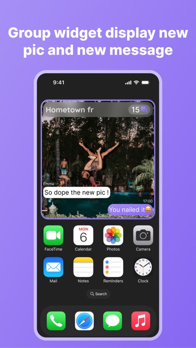 Private Widget : Group Chat Screenshot