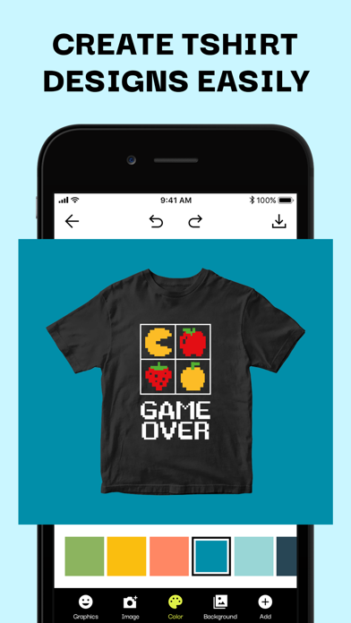 Mockup creator: Shirt designer Screenshot