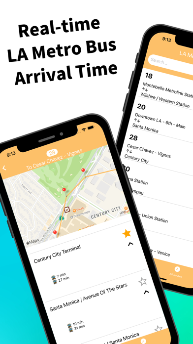 Los Angeles Metro Bus Time Screenshot
