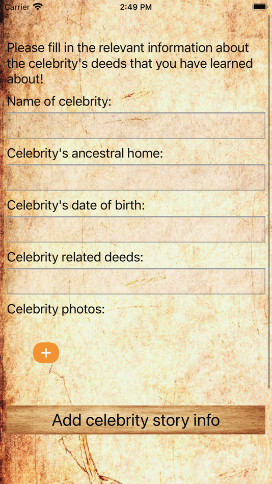 CelebrityDeeds - 1.0 - (iOS)