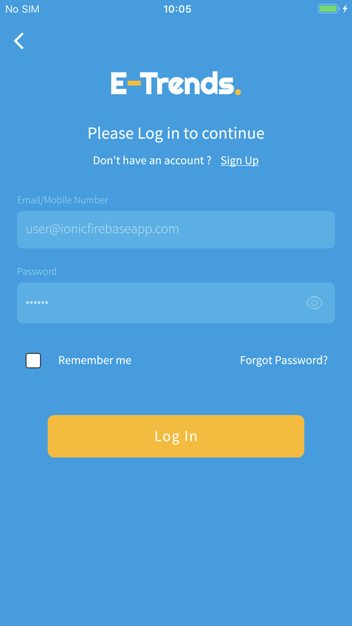 Flutter Clothing App