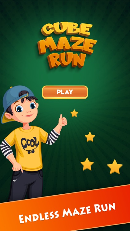 Cube Maze Run: Endless Puzzle