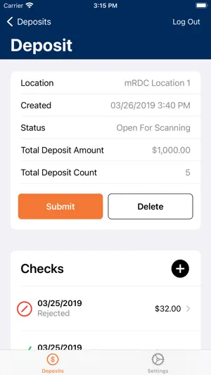 QNB Bank Mobile Deposit 4 Biz screenshot 3