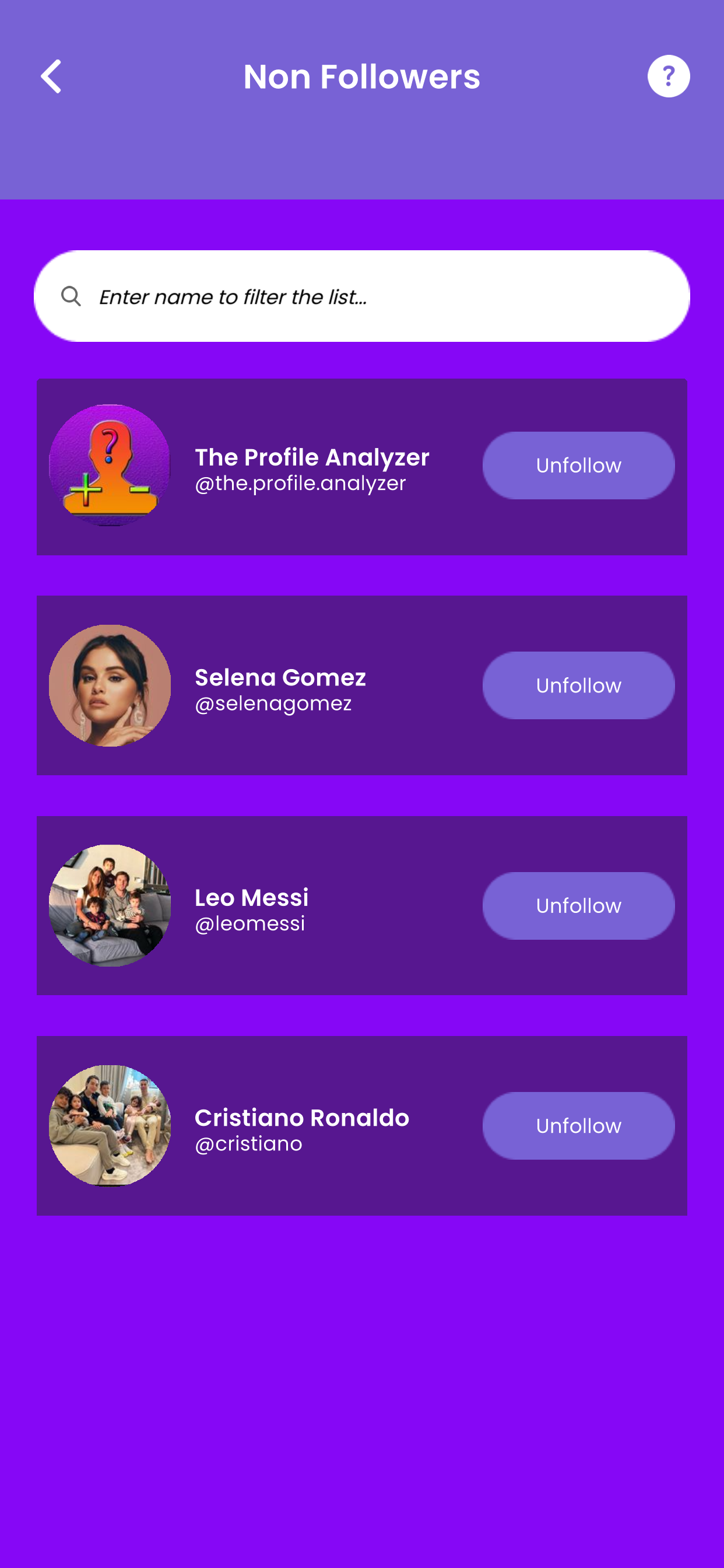 The Profile Analyzer