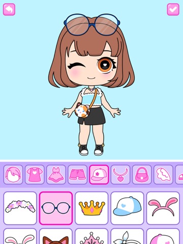 ちび Chibi 人形 女の子 ゲーム チビ きせかえゲームのおすすめ画像2