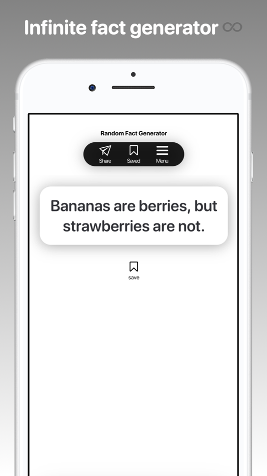 #3. Factorem name & fact generator (iOS) Podle: Tinashe Mukombe