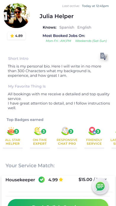 Hallo: Get Matched Pros Nearby Screenshot